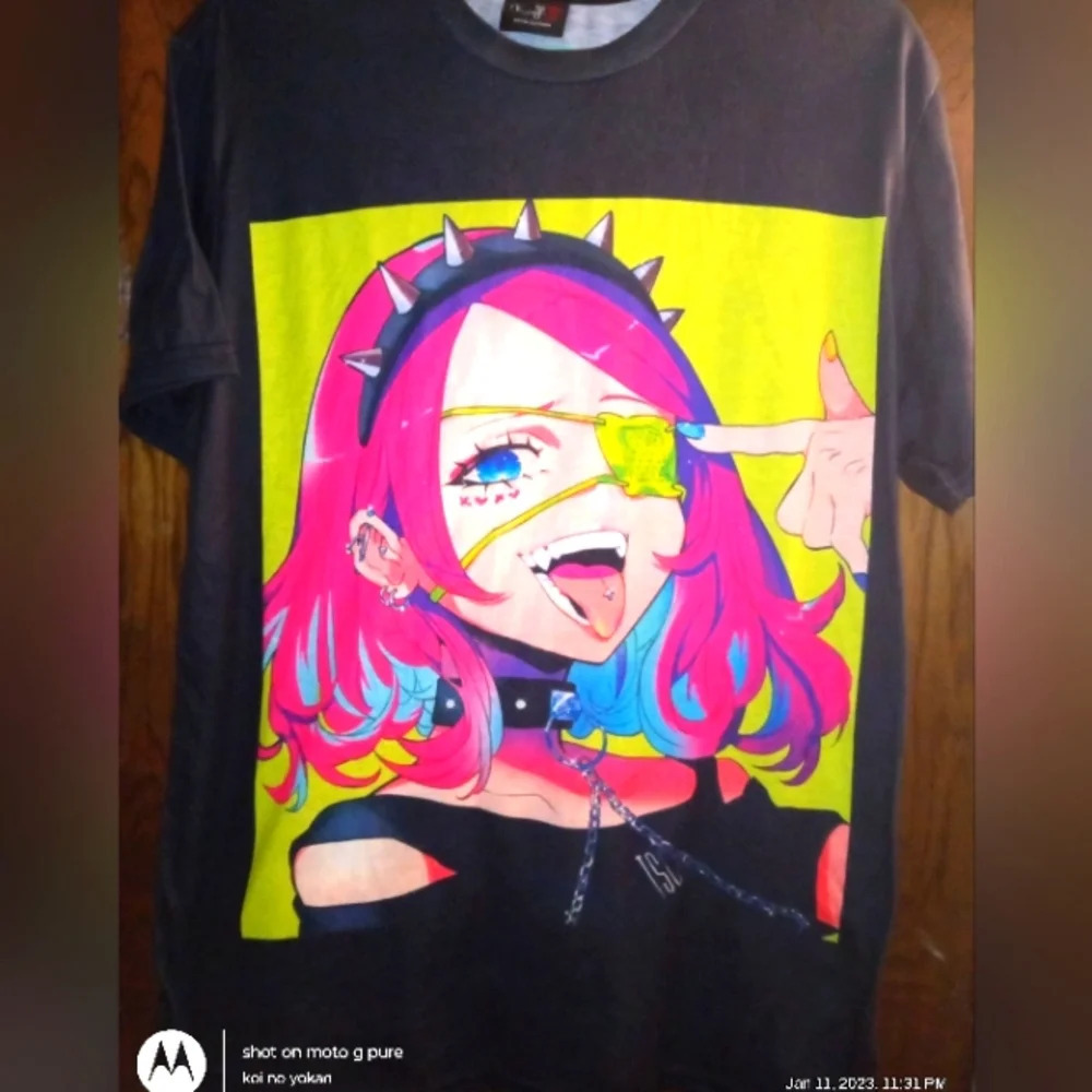 Large King Z Royal Clothes Oversized Waifu Manga Kawaii Girl Shirt
